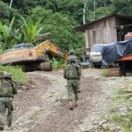 El Ejército ecuatoriano intensifica operaciones contra la minería ilegal en la Amazonía